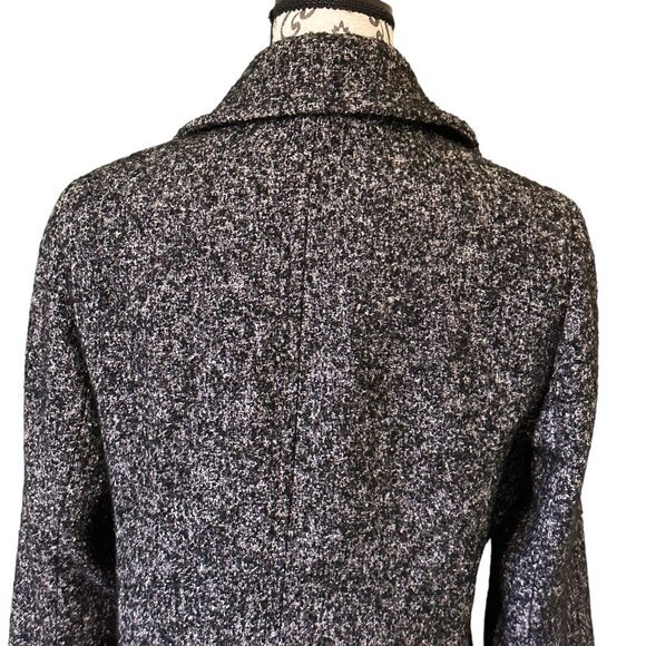 Calvin Klein Classic Double Breasted Large Buttons Wool Blend Jacket Size 12 - Picture 9 of 16